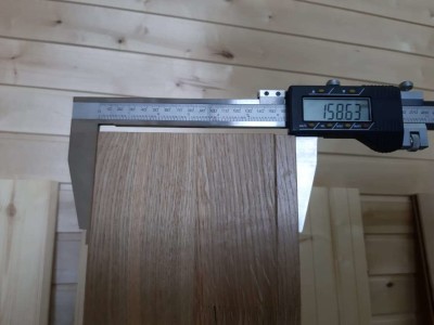 Вагонка дуб срощ. не цельноламельный 160х20х4500